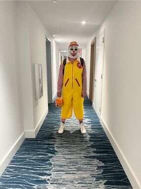 Halloween McDonald's Yellow and Red Costume
